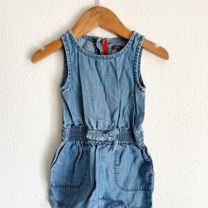 Vince Light Blue Baby Romper